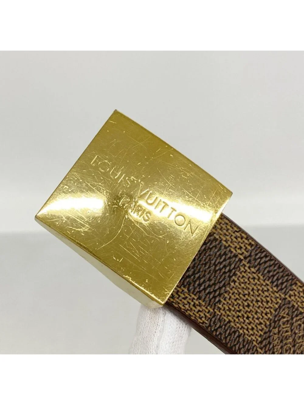 Louis Vuitton Belt Damier Ceinture Carre Ebene